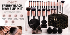 26-Piece Professional Makeup & Travel Kit